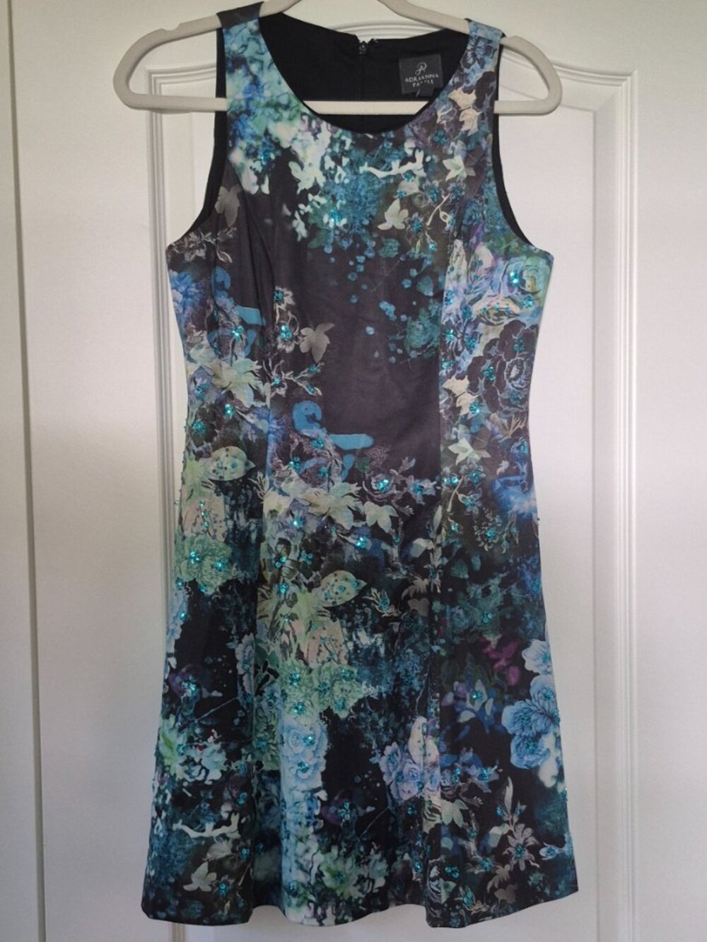 Adrianna Papell Sequinned Dress - 10P